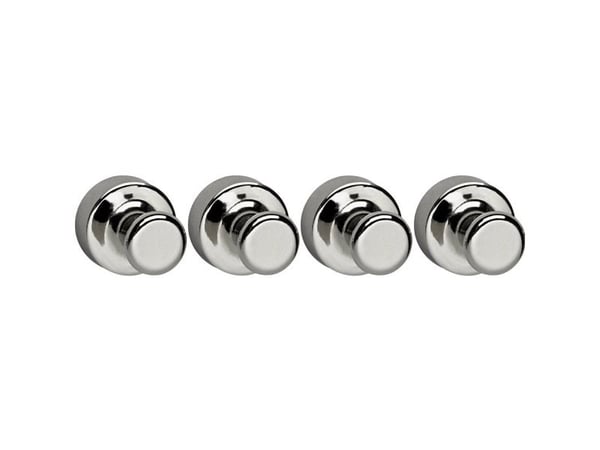 MAUL 6168796, Whiteboard-magnet, Nickel, Neodym, 20 mm, 4 stykker, Tyskland