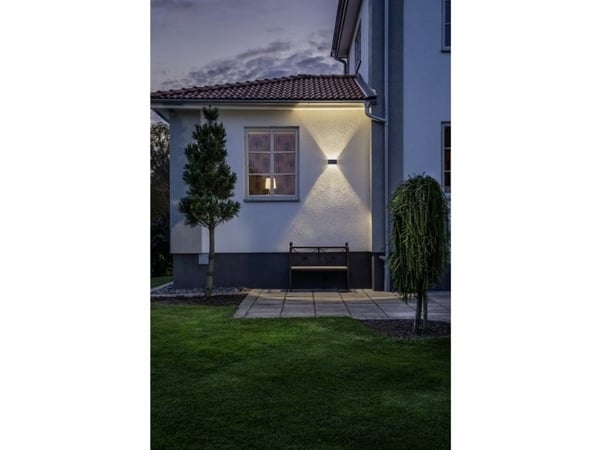 Konstsmide 7853-370, 6 pære(r), 3000 K, IP54, Antracitt, Grå