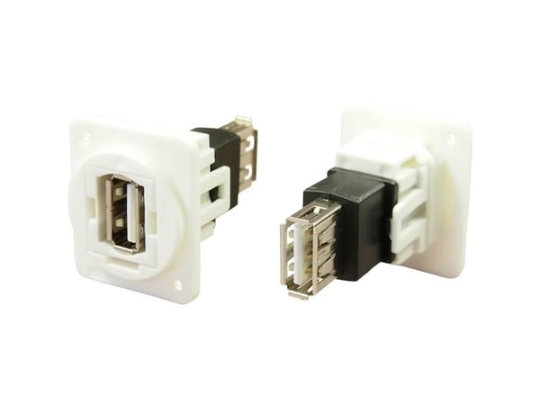 USB-stikkadapter tilkobling innfelt USB-tilkobling type A CP30208NXW (1 stk)