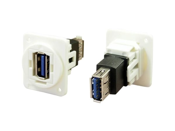 USB-stik Adapter, Tilslutning, indbygning USB-tilslutning, type A ⇔ USB-tilslutning, type A CP30205NXW Cliff Indhold: 1 stk