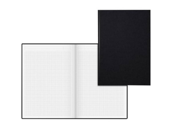König & Ebhardt notatbok DIN A4, rutet, 8655226, sort, 96 ark, spiral