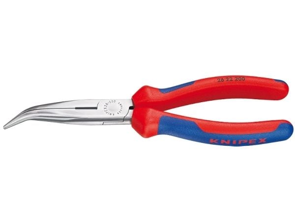 Knipex 26 22 200, Diagonal tang, 2,5 mm, 7,3 cm, Stål, Blå, Rød, 200 mm