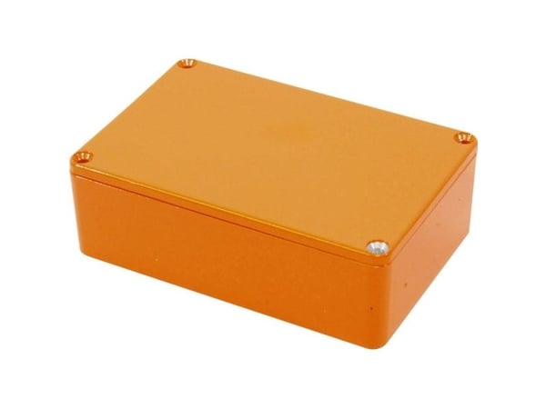 Hammond Electronics 1590B3OR universal-kabinett 116 x 77 x 38 trykkstøpt aluminium oransje (1 stk)