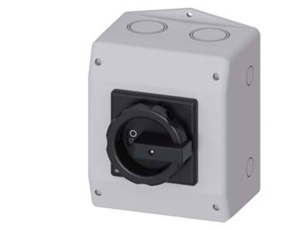 Siemens 3LD21653VB51 lastbryterkontakt svart - 6-polet 16 mm² - 25 A - 690 V/AC