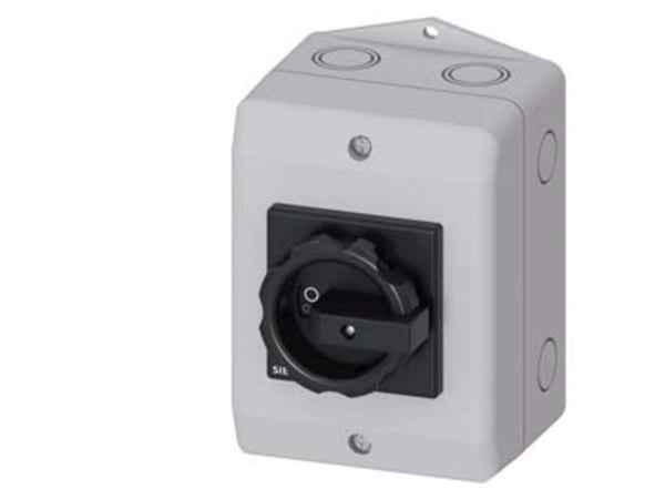 Lastfrånskiljare svart 3-polig 16 mm² 25 A 1 x slutkontakt, 1 x brytkontakt 690 V/AC Siemens 3LD21641GP51