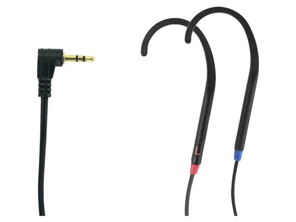 Geemarc CLHOOK3 headset med øre-hake kabelbundet telefon sort volumkontroll