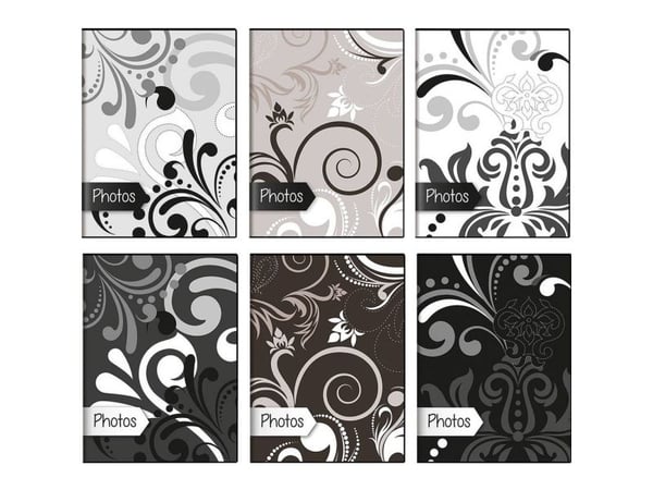 ZEP Umbria, Flerfarget, 40 ark, 10 x 15 cm, Polypropylen (PP), Sort, 125 mm
