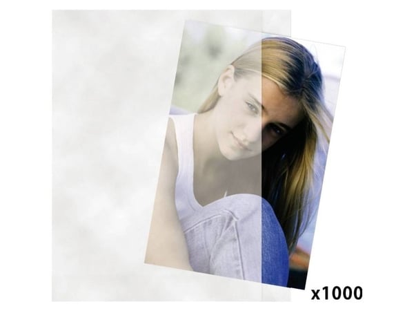 Daiber 43011, Sølv, Hvit, 40 g/m², 100 mm, 150 mm, 1000 stykker