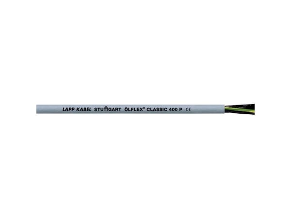 Lapp ÖLFLEX CLASSIC 400 P, Kabel för medelhög spänning, Grå, Polyvinylklorid (PVC), Halvstyv PVC (SR-PVC), Koppar, 1 mm ²