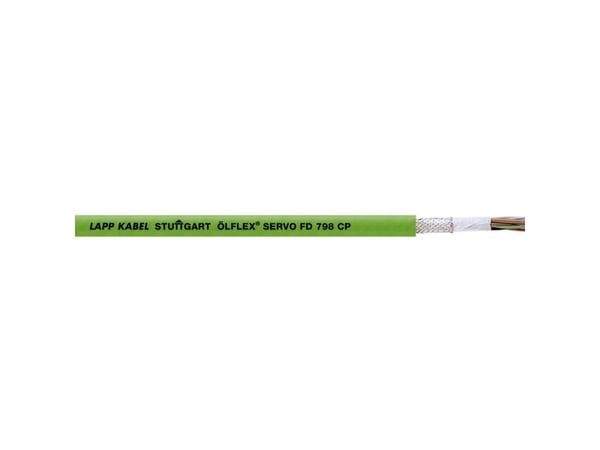 LAPP ÖLFLEX® SERVO FD 798 CP enkoderkabel 12 x 0,25 mm² + 2 x 0,50 mm² grön 36916-500 500 m