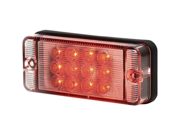 SecoRüt High Efficiency LED takasumuvalo Takasumuvalo 12 V, 24 V Punainen Kirkas lasi