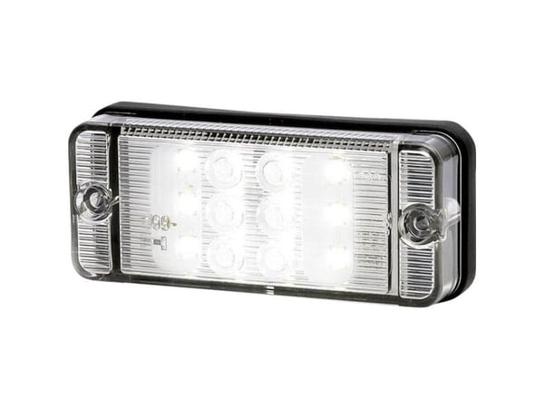 SecoRüt baklys åpne kabelender baklys 12 V/24 V hvit klar glass