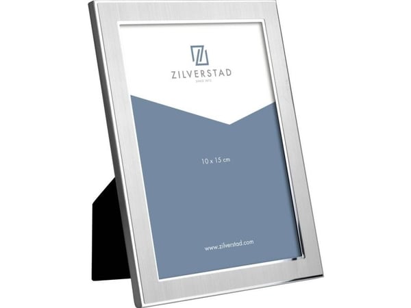 Zilverstad Padua, Enkel bilderamme, Aluminium, Aluminium, Matte, Bord, 10 x 15 cm