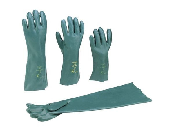 Ekastu 381 635 kjemikaliehansker polyvinylklorid (PVC) størrelse 10, XL EN 374-1:2017-03/Type A, EN 374-5:2017-03, EN 388:2017-01, EN 420:2010-03 DIN