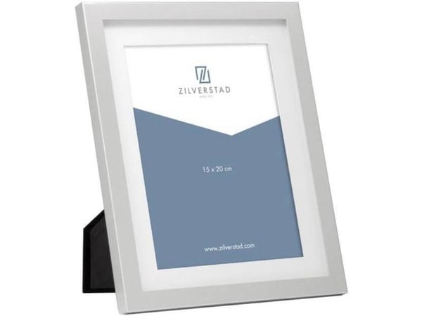 Zilverstad Nevada, Enkel bilderamme, Aluminium, Sølv, Matte, Bord, Vegg, 15 x 20 cm