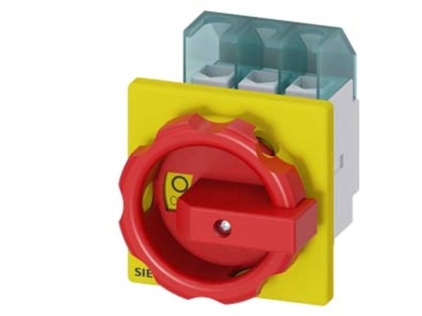 Siemens 3LD2103-0TK53, 3P, Punainen, Keltainen, 690 V, 6000 V, CSA, UL, VDE, EAC, CE, LRS, 50 - 60 Hz