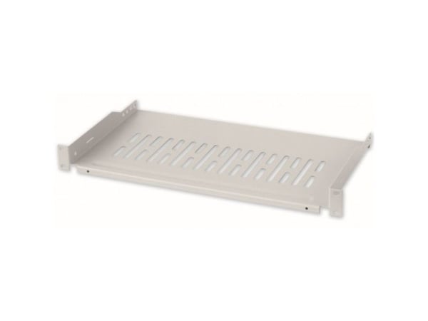 Intellinet 919531 hylle 1U 255 mm rack 19" 2-punkts feste, perforert, grå