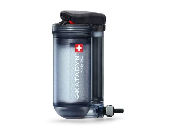 Katadyn Hiker Pro, Gjennomsiktig, Sort, Silikon, Plast