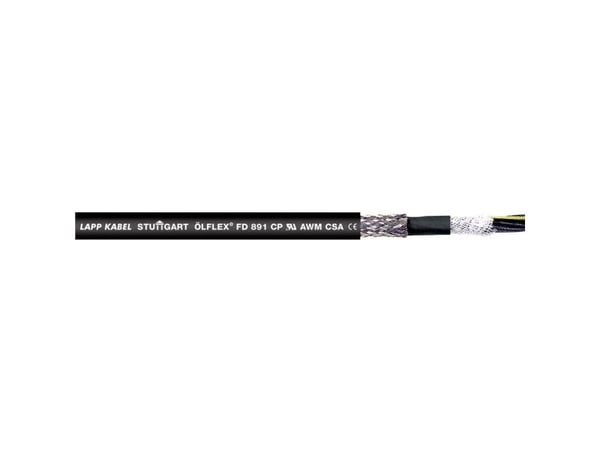LAPP 1027104-100 släpkedjekabel ÖLFLEX® FD 891 CY 4G 0,75 mm² svart 100 m