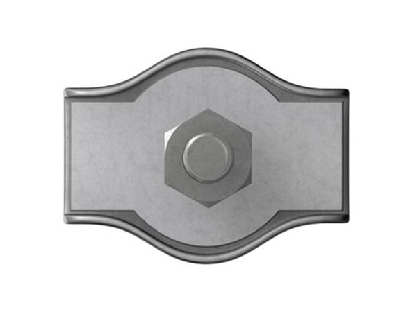 dörner + helmer 4814394 Wireklemme 3 mm Stål Galvaniseret 20 stk