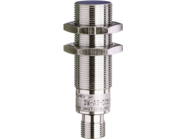 Contrinex Induktiivinen lähestymisanturi M18 lähes tasainen Analoginen jännite DW-AS-509-M18-390