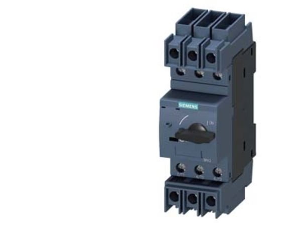 Siemens 3RV2821-4BD10 Strömbrytare 1 st Inställningsområde (ström): 20 A (max) Kopplingsspänning (max): 690 V/AC (B x H x D) 45 x 144 x 97 mm