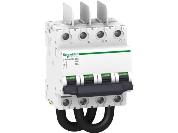 Schneider Electric PV 2P 20A 1000V DC eristyskytkin C60 NA-DC 1000VDC 25A 2P A9N61690 A9N61690