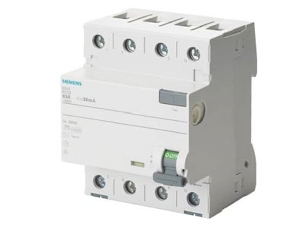 Siemens 5SV33423 FI säkerhetsbrytare 25 A 0,03 A 400 V