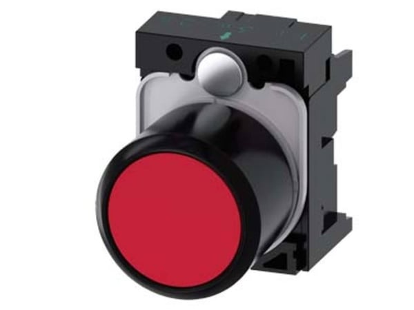 Siemens 3SU1200-0EB20-0AA0 Tryckknapp (Ø x H) 29,5 mm x 40 mm IP66, IP67, IP69/IP69K 1 st
