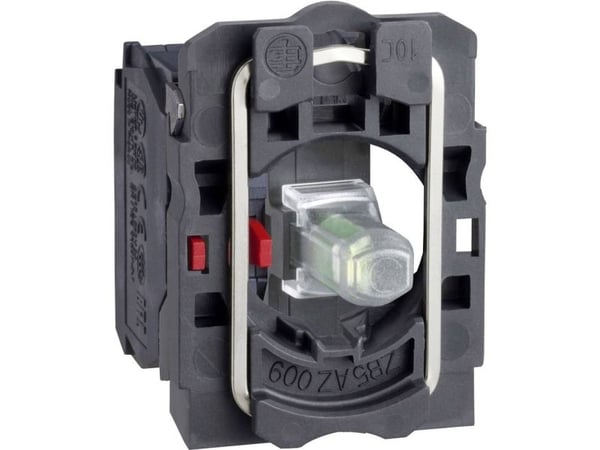 Lampkropp med LED vit 1Br 24V AC/DC ZB5AW0B12