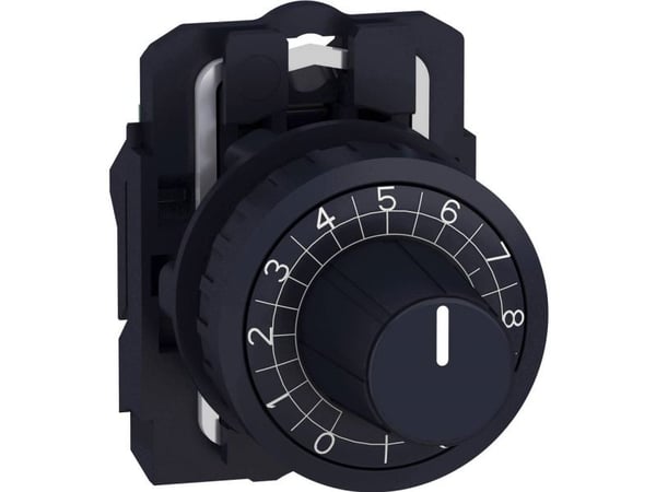 Harmony potentiometerhoved i plast for montering af løst potentiometer med ø6 mm akselilla