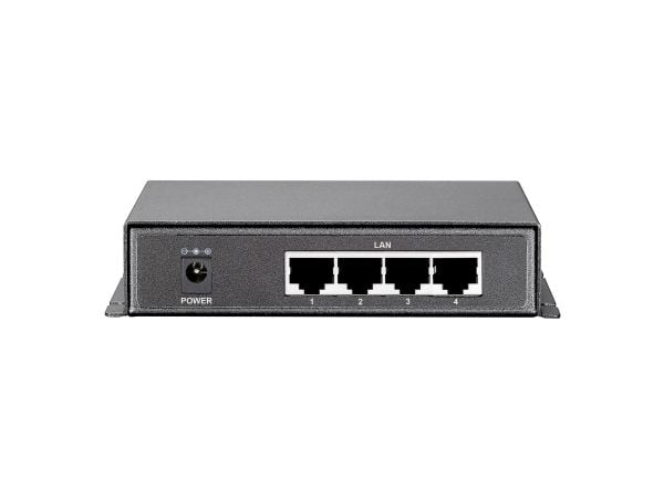 LevelOne GEP-0521 - Switch - ikke-styrt - 4 x 10/100/1000 - stasjonær - PoE+