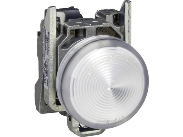 Schneider Electric XB4BVM1, Valkoinen, IP66, CSA, 230-240 V, 2,2 cm
