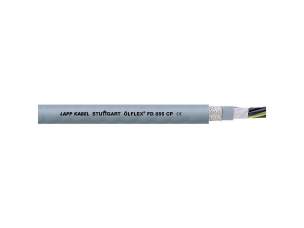 LAPP 27636-100 släpkedjekabel ÖLFLEX® FD 855 CP 3 G 1 mm² grå 100 m