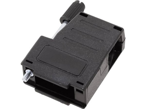 encitech DSSK-P-09-L-K 6260-0107-01 D-SUB-kabinett 9-pins 180°, 45° svart 1 stk