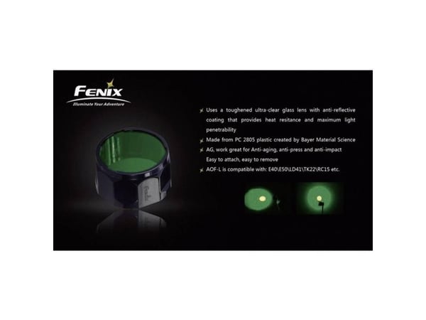 Fenix Light FENAOFLG fargefilter grønn
