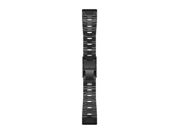 Garmin QuickFit - Klokkestropp for smart armbåndsur - karbongrå DLC - for fenix 6X Pro, Pro Solar, Sapphire; Tactix Delta, Delta - Solar Edition