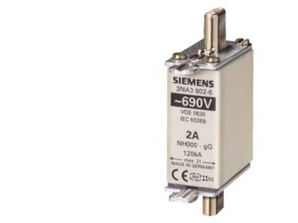 Siemens 3NA3812-6, 1 kpl, 65 mm, 62 mm, 84 mm, 129 g