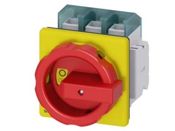 Lastbrytarkontakt röd/gul 3-pol 50 mm² 100 A 1x slutkontakt, 1x brytkontakt 690 V/AC Siemens 3LD27041TP53