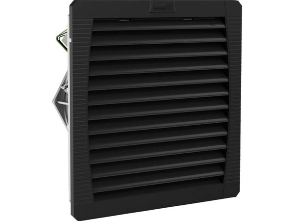 Pfannenberg PF 43000 24DC 54 9011 vifter til koblingsskap 24 V/DC 12 W 252 x 252 x 103 mm 1 stk