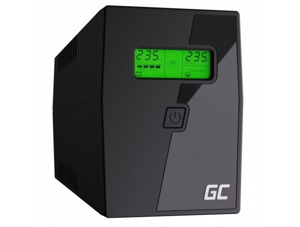 Green Cell Micropower 800VA - UPS - AC 220/230/240 V - 480 watt - 800 VA - 9 Ah - USB - utgangskontakter: 2