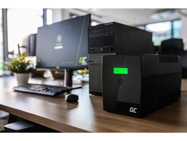 Green Cell Micropower 800VA - UPS - AC 220/230/240 V - 480 watt - 800 VA - 9 Ah - USB - utgangskontakter: 2