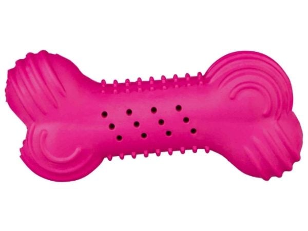 TRIXIE 34848, hund, bein, flerfarget, gummi, 110 mm