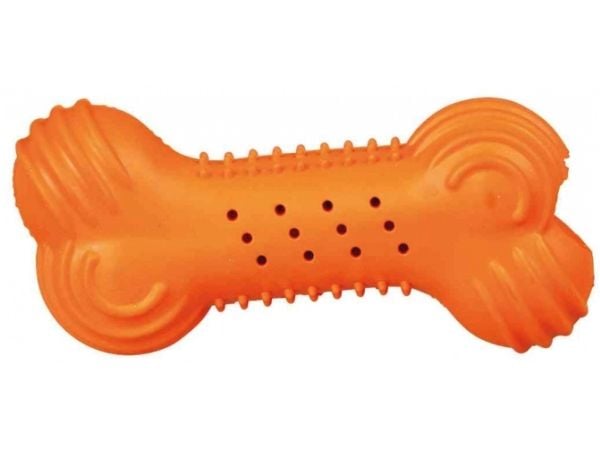 TRIXIE 34848, hund, bein, flerfarget, gummi, 110 mm