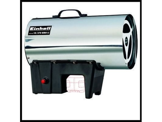 Einhell HGG 200 Niro Vario, Varmluftspistol, Rett håndgrep, Sort, Sølv, AC, 38 W, 220 - 240 V