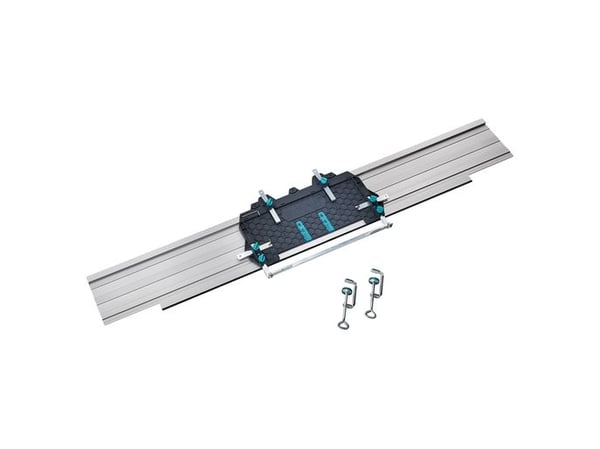 wolfcraft GmbH FKS 145, Føringsskinne, Aluminium, Svart, Blå, 1450 mm, 190 mm, 12 mm
