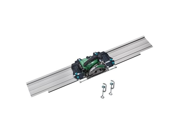 wolfcraft GmbH FKS 145, Føringsskinne, Aluminium, Svart, Blå, 1450 mm, 190 mm, 12 mm