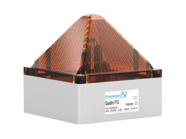 Pfannenberg QUADRO F12 24 DC AM-salamavalaisin 21041804000 Oranssi Oranssi 24 V/DC