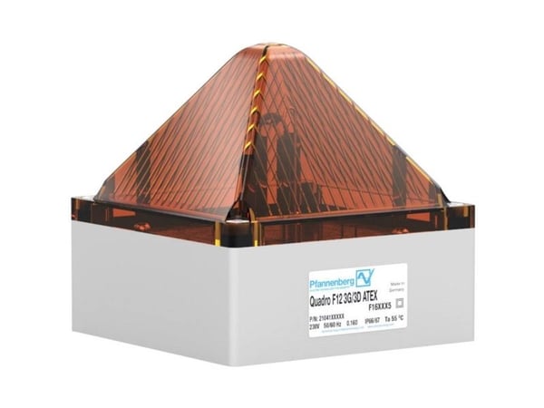 Pfannenberg QUADRO F12 -3G/3D 24 DC AM-salamavalaisin 21041804008 Oranssi Oranssi 24 V/DC
