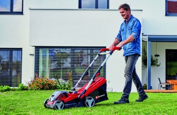 Einhell GE-CM 36/34-1 Li-Solo, Gressklipper som man spaserer bak, 33,5 cm, 2,5 cm, 6,5 cm, 3400 RPM, 30 l - SOLO